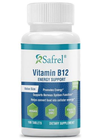 Safrel Vitamin B12 5000 mcg 200 Tablets